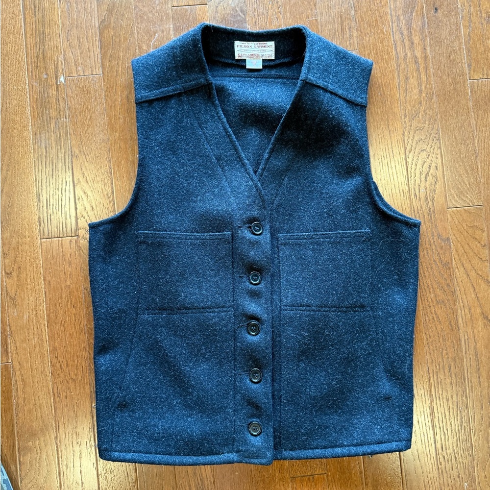 Women’s Filson Mackinaw Wool Vest Large